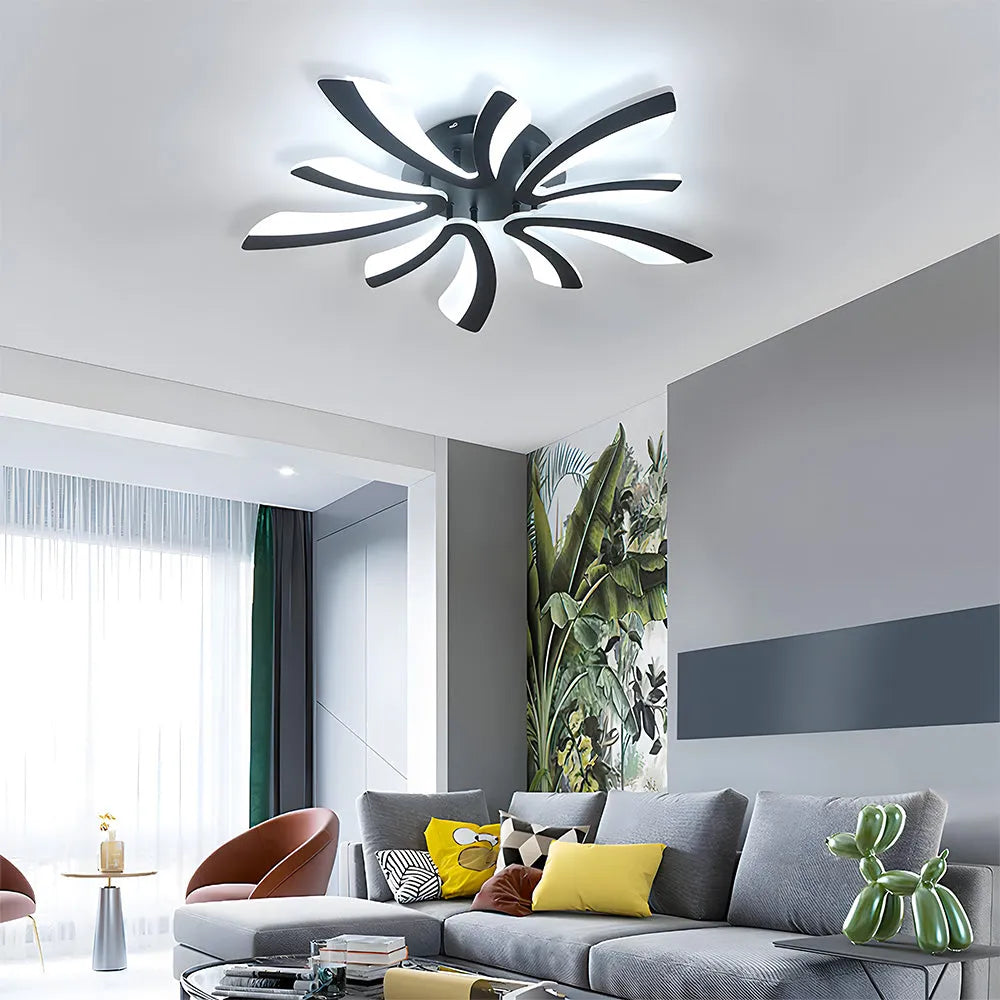 Acrylic Petal Nordic Flush Mount Ceiling Light | Acriva