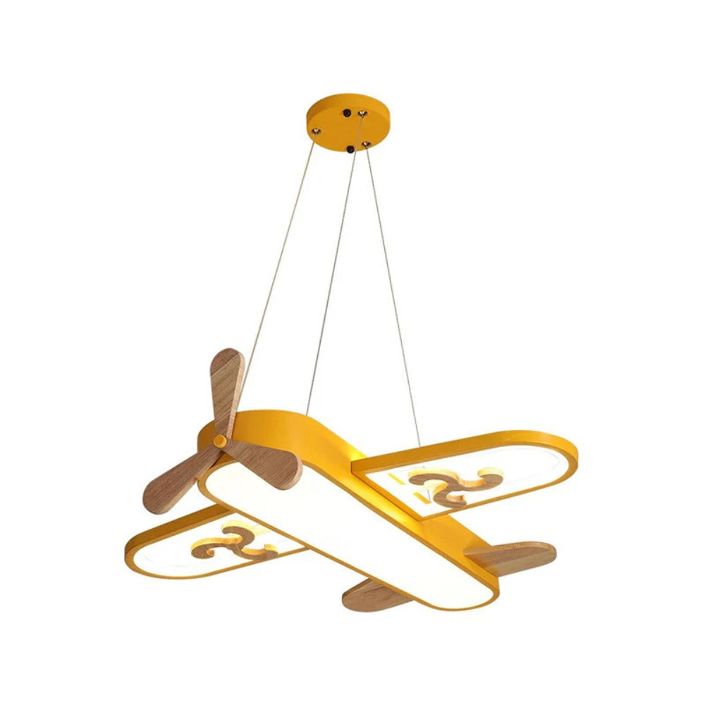 Acrylic Plane Pendant Light for Kids Bedroom LED Design | Zenvora