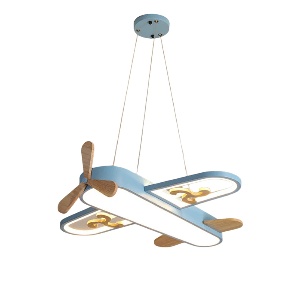 Acrylic Plane Pendant Light for Kids Bedroom LED Design | Zenvora