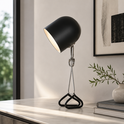 Adjustable Clip Table Lamp Modern Metal Design | Jarnivo