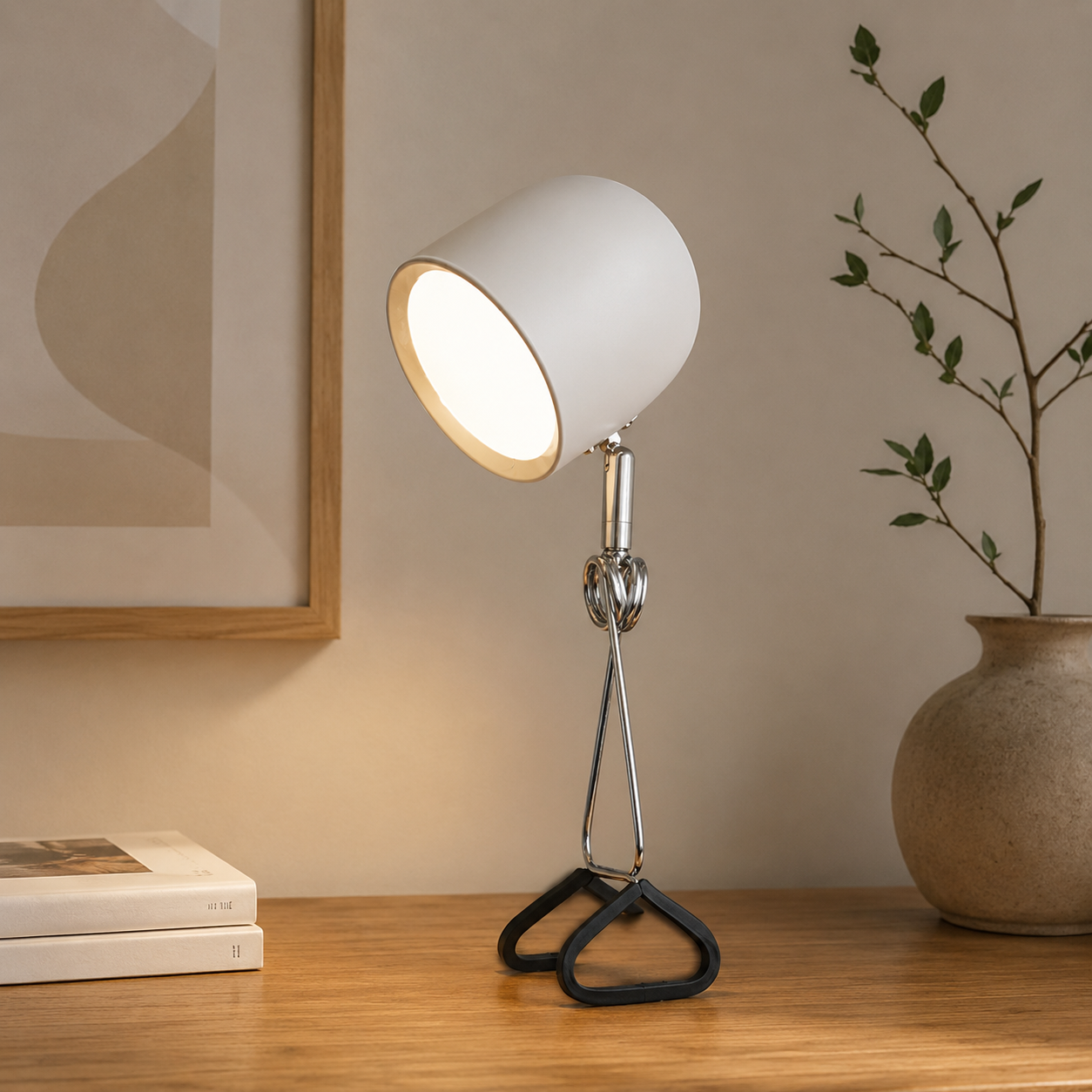 Adjustable Clip Table Lamp Modern Metal Design | Jarnivo