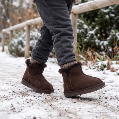Ankle Winter Boots With Tread