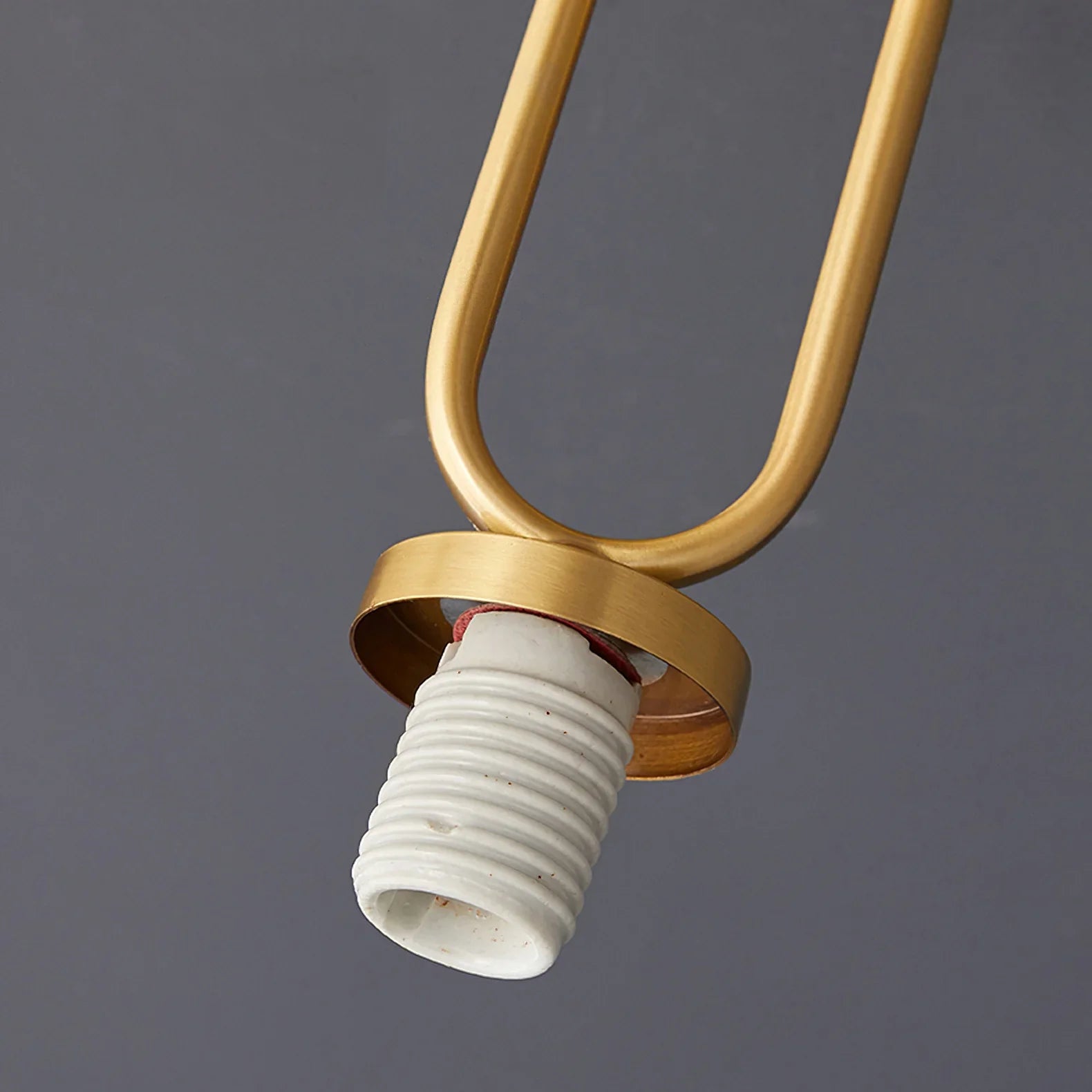 Art Deco Brass Glass Ceiling Light Fixture | Olvino