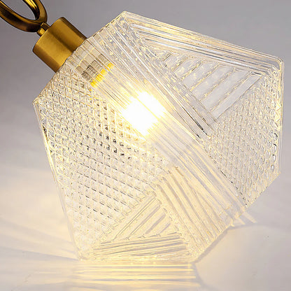Art Deco Brass Glass Ceiling Light Fixture | Olvino