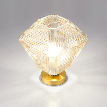 Art Deco Brass Glass Ceiling Light Fixture | Olvino