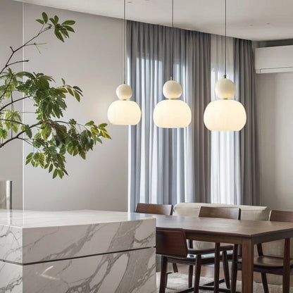 Art Deco Glass Pendant Light With Adjustable LED Modes | Morvian
