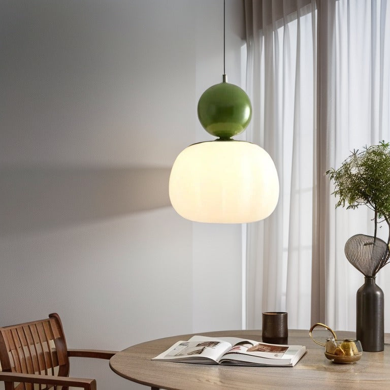 Art Deco Glass Pendant Light With Adjustable LED Modes | Morvian