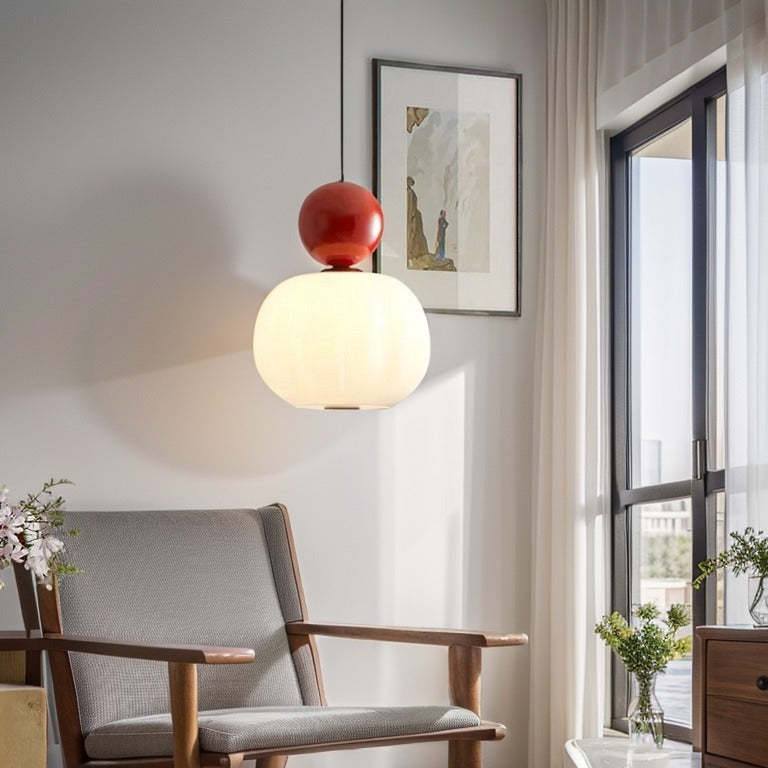 Art Deco Glass Pendant Light With Adjustable LED Modes | Morvian