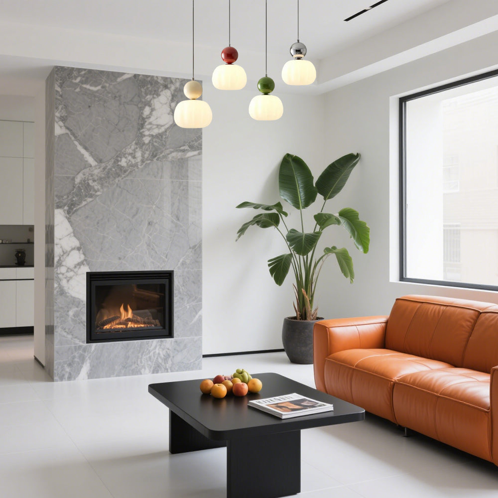 Art Deco Glass Pendant Light With Adjustable LED Modes | Morvian