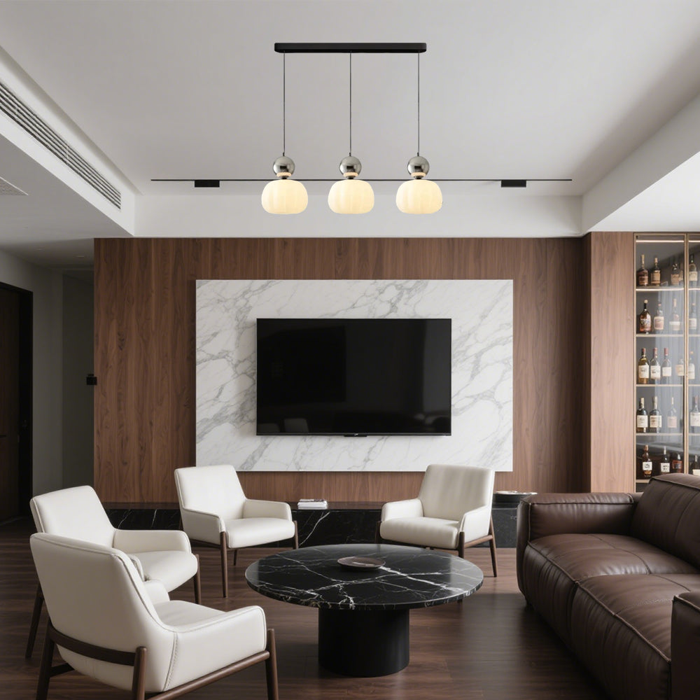 Art Deco Glass Pendant Light With Adjustable LED Modes | Morvian