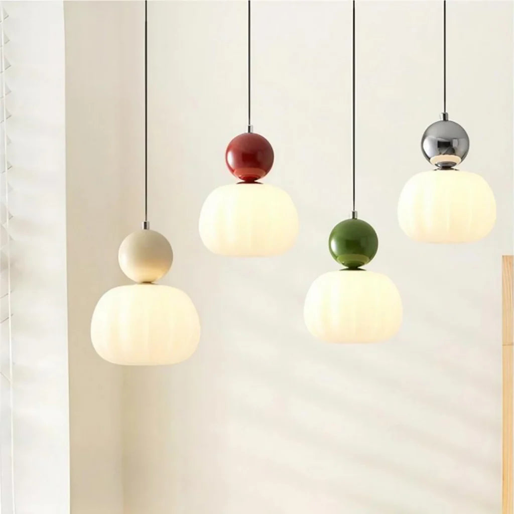 Art Deco Glass Pendant Light With Adjustable LED Modes | Morvian