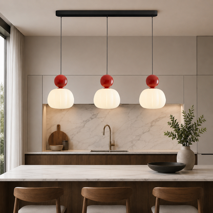 Art Deco Glass Pendant Light With Adjustable LED Modes | Morvian