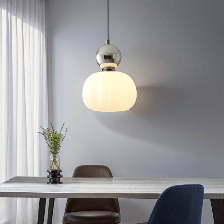Art Deco Glass Pendant Light With Adjustable LED Modes | Morvian