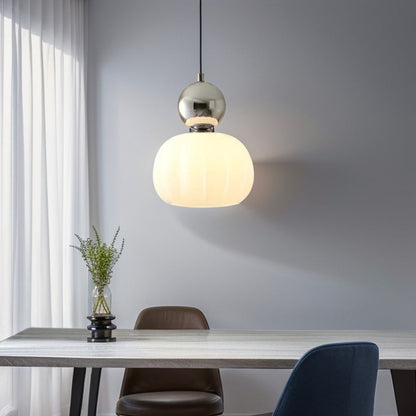 Art Deco Glass Pendant Light With Adjustable LED Modes | Morvian