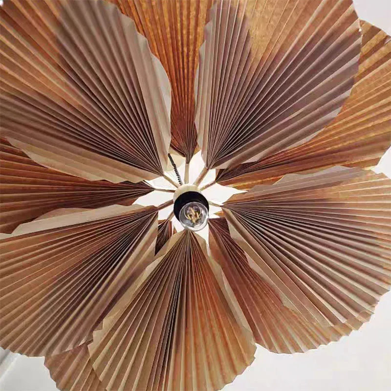 Art Deco Paper Flower Pendant Light with LED Lighting | Zyntara