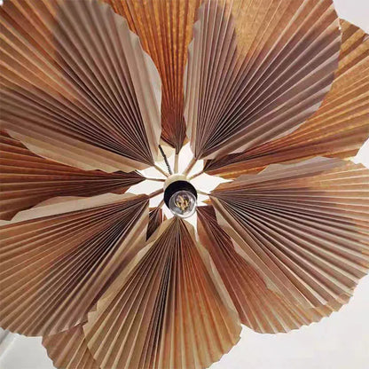 Art Deco Paper Flower Pendant Light with LED Lighting | Zyntara