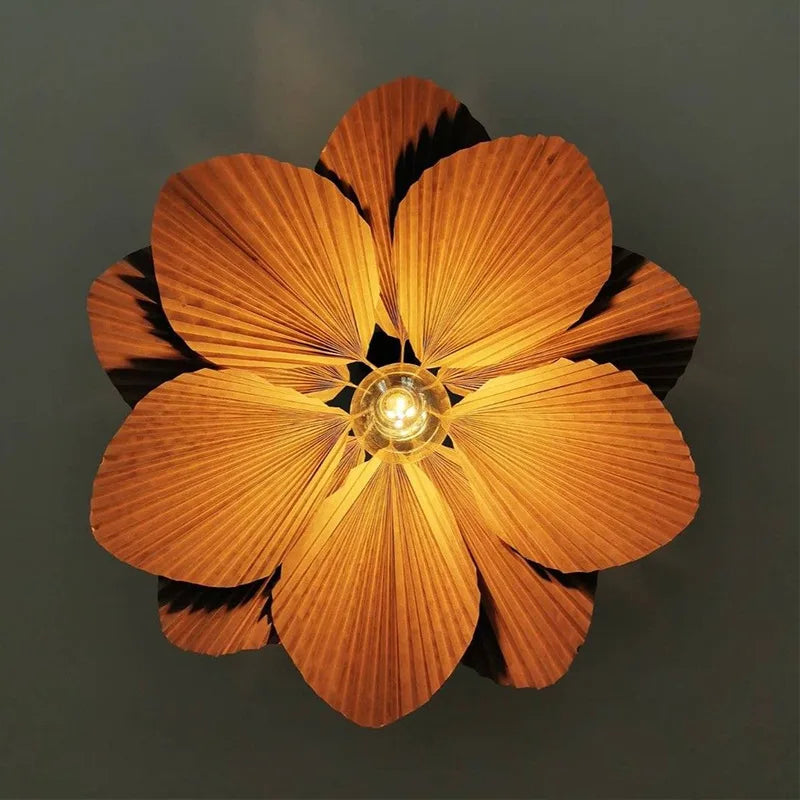 Art Deco Paper Flower Pendant Light with LED Lighting | Zyntara