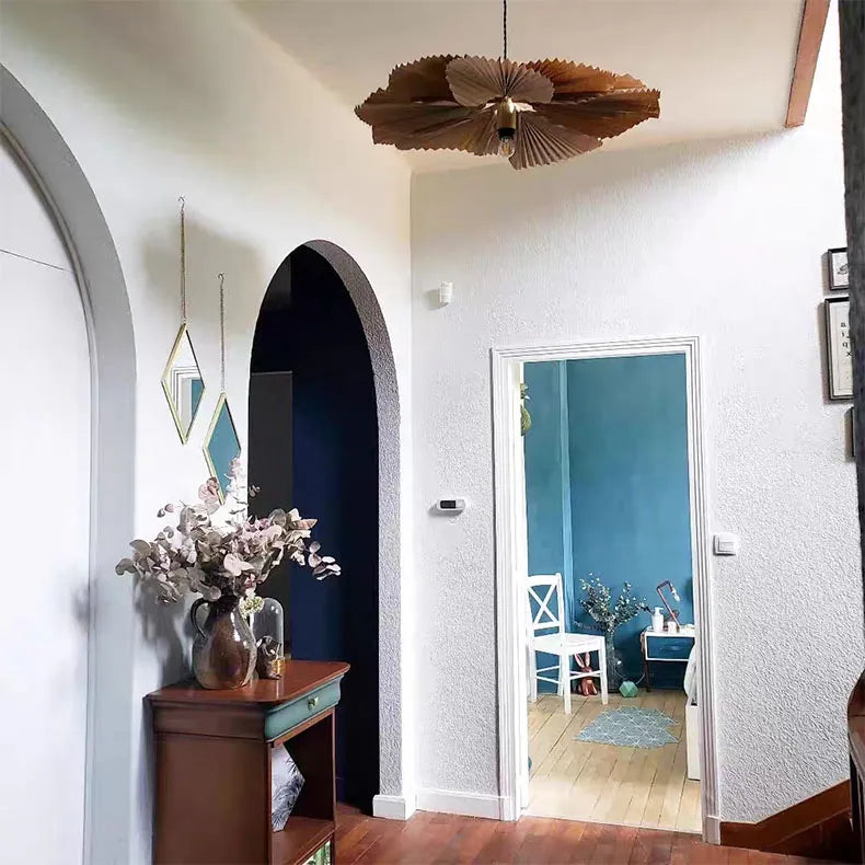 Art Deco Paper Flower Pendant Light with LED Lighting | Zyntara