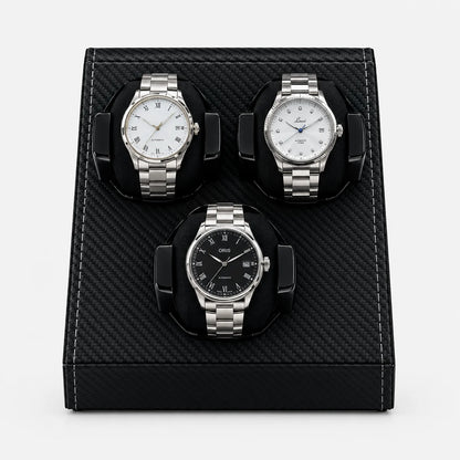 Automatic Three Slot Watch Winder
