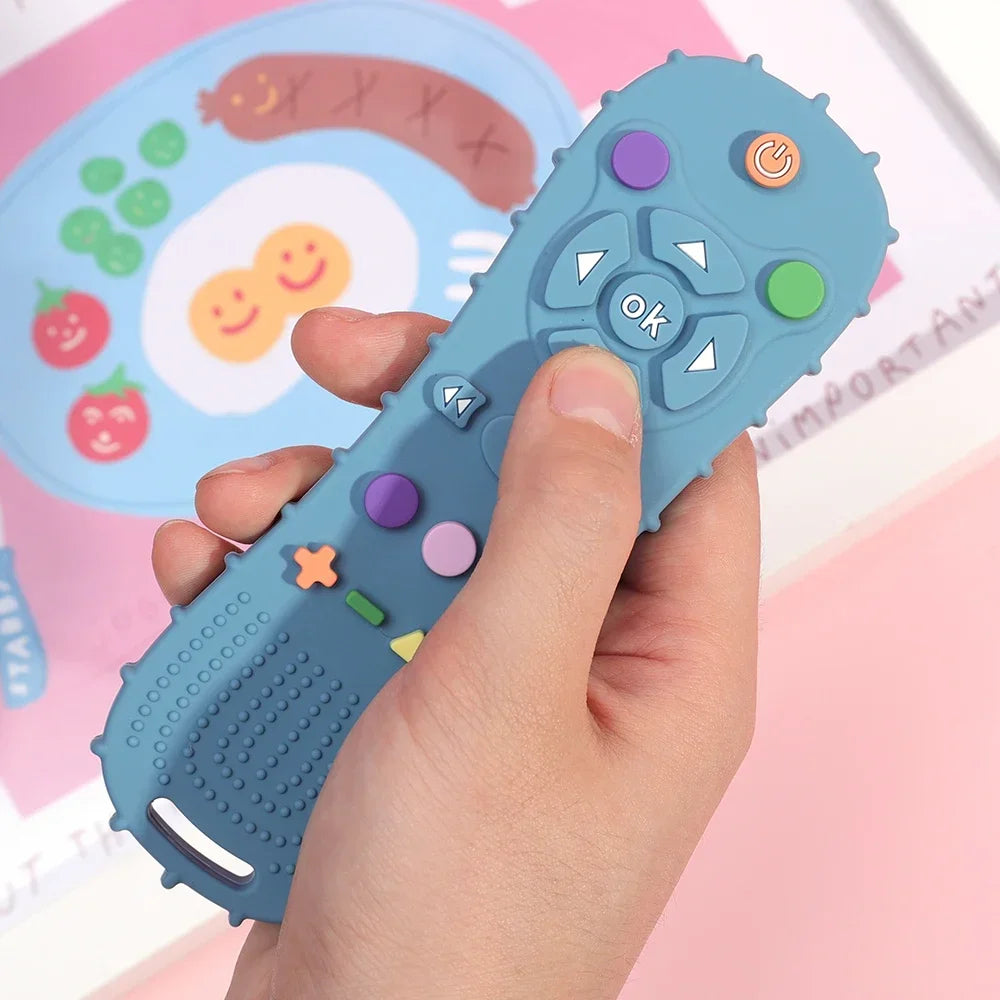 Baby Silicone Teething Toy Remote Control for Kids