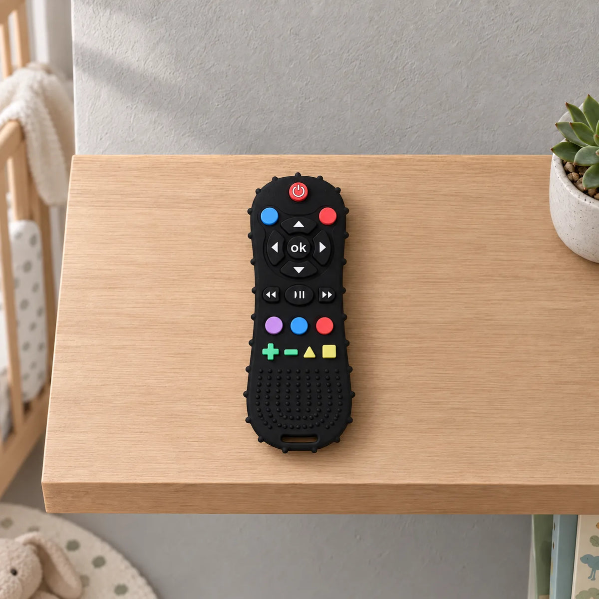 Baby Silicone Teething Toy Remote Control for Kids