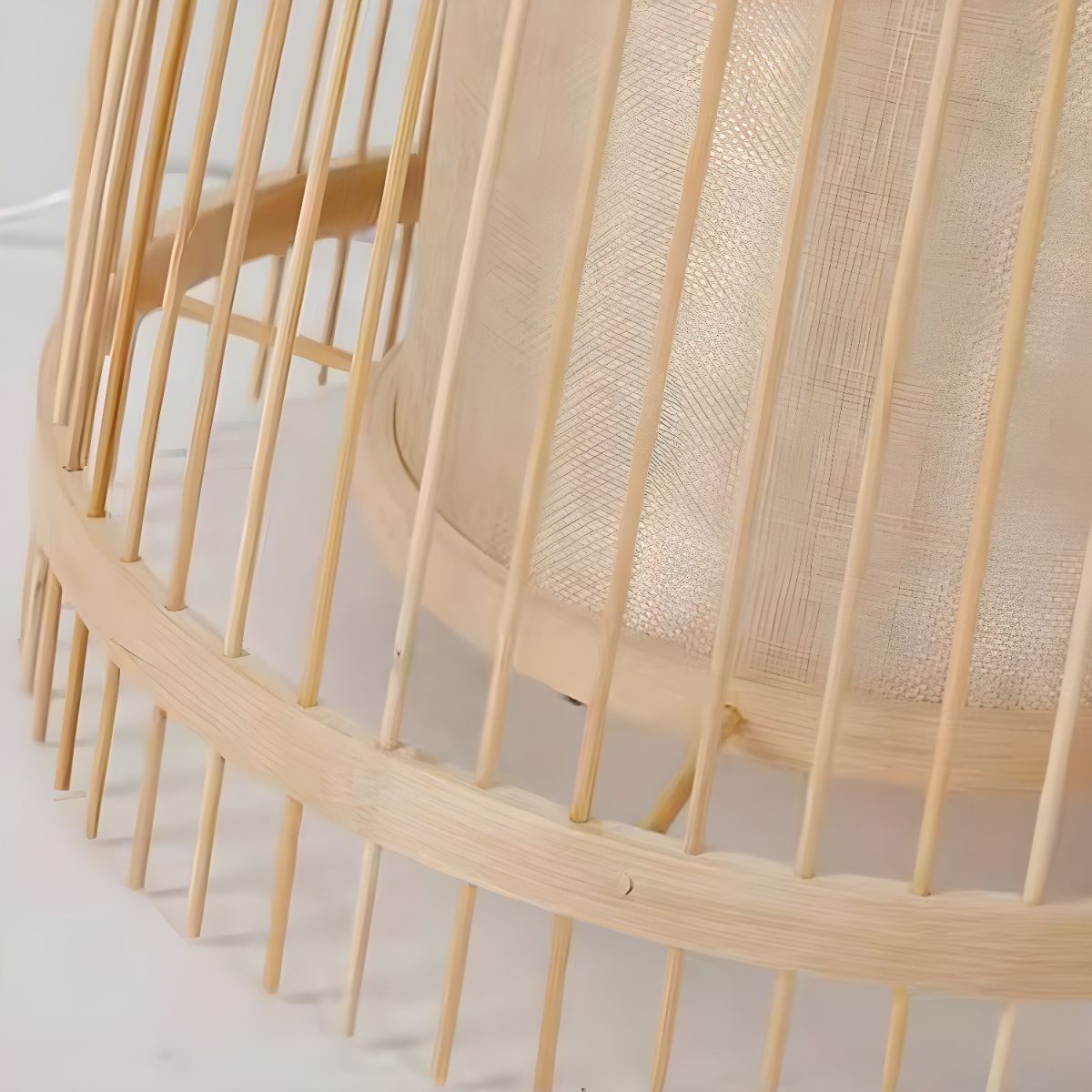 Bamboo Shade Floor Lamp for Soft Ambient Lighting | Norvelle