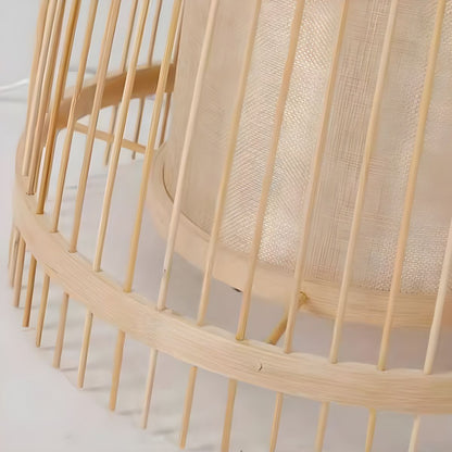 Bamboo Shade Floor Lamp for Soft Ambient Lighting | Norvelle