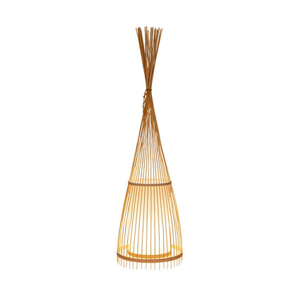 Bamboo Shade Floor Lamp for Soft Ambient Lighting | Norvelle