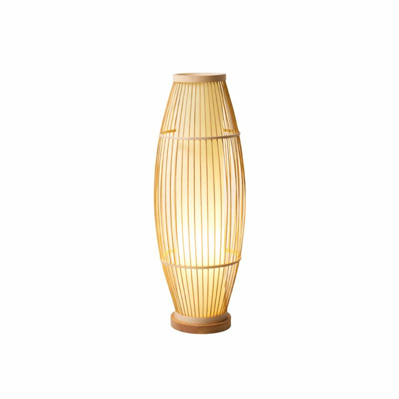 Bamboo Shade Floor Lamp for Soft Ambient Lighting | Norvelle