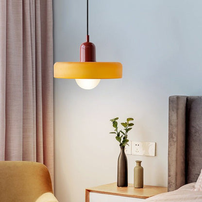 Bauhaus Coloured Glass Pendant Light Modern Design | Evarlo