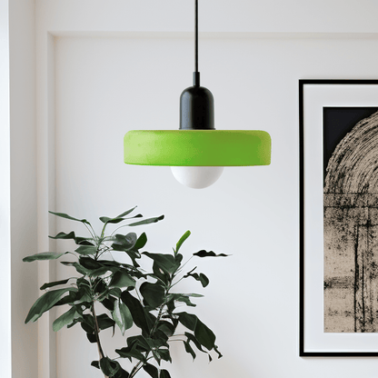 Bauhaus Coloured Glass Pendant Light Modern Design | Evarlo