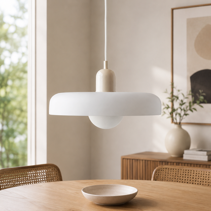 Bauhaus Coloured Glass Pendant Light Modern Design | Evarlo