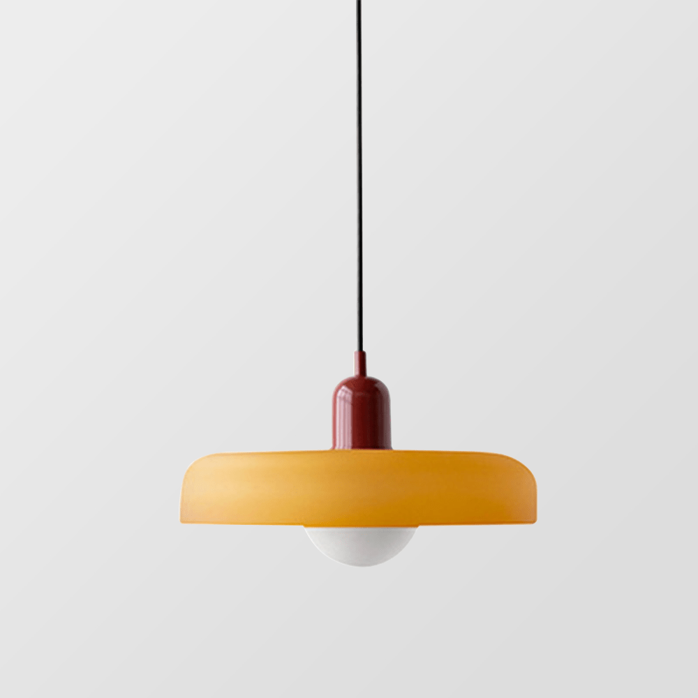 Bauhaus Coloured Glass Pendant Light Modern Design | Evarlo