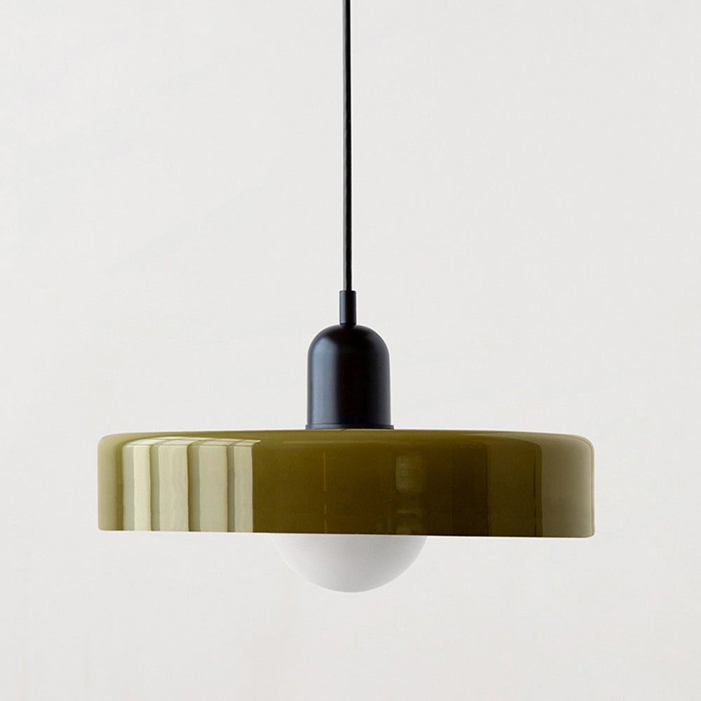 Bauhaus Coloured Glass Pendant Light Modern Design | Evarlo