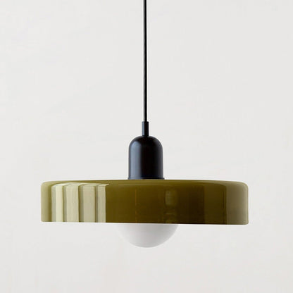 Bauhaus Coloured Glass Pendant Light Modern Design | Evarlo