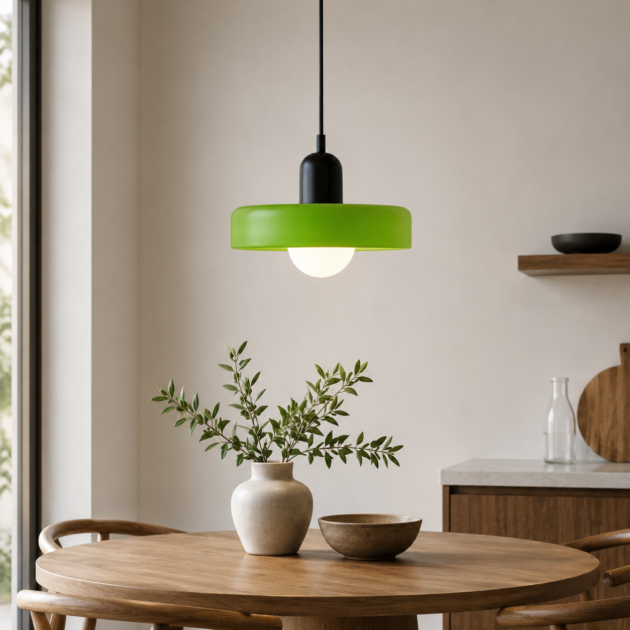 Bauhaus Coloured Glass Pendant Light Modern Design | Evarlo