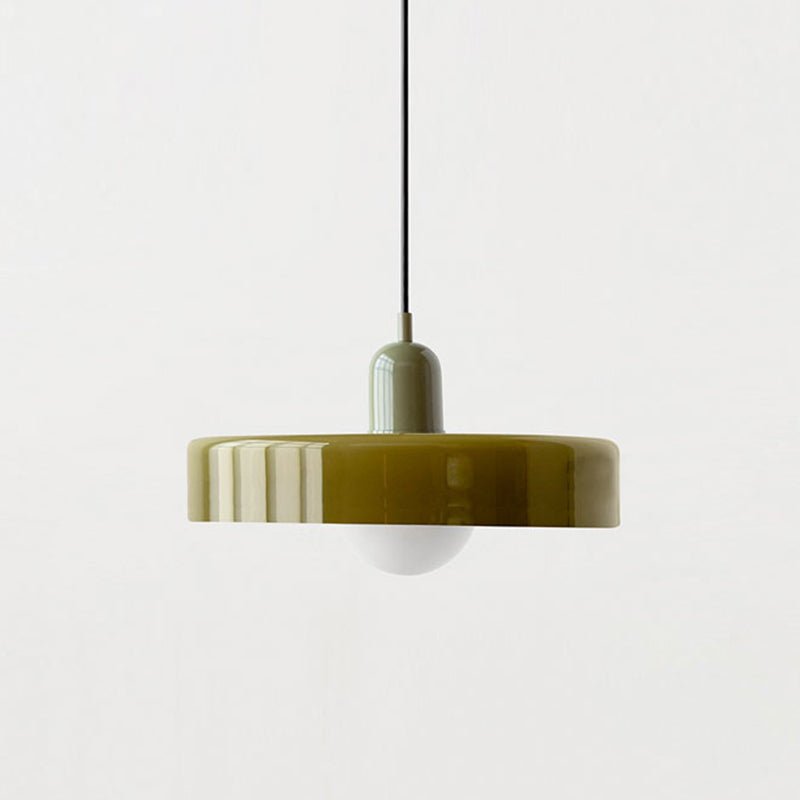 Bauhaus Coloured Glass Pendant Light Modern Design | Evarlo