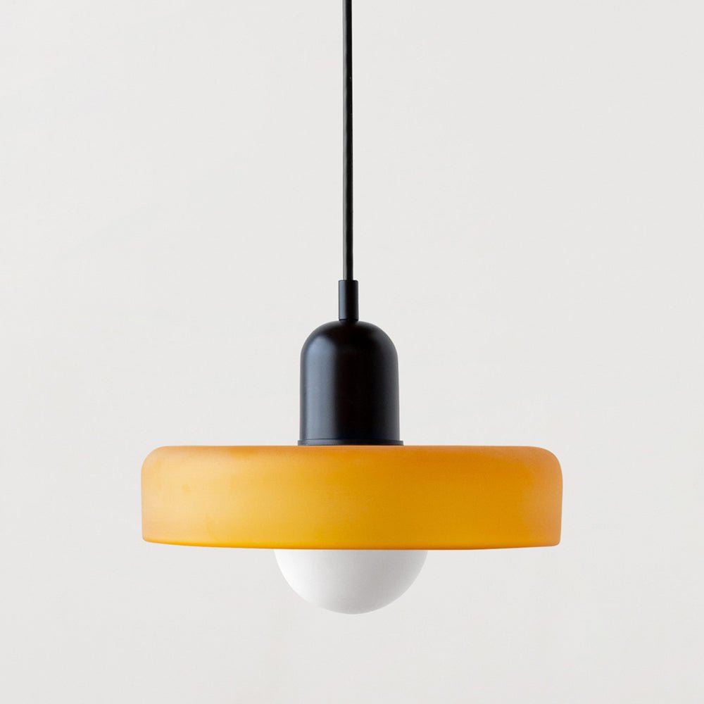 Bauhaus Coloured Glass Pendant Light Modern Design | Evarlo