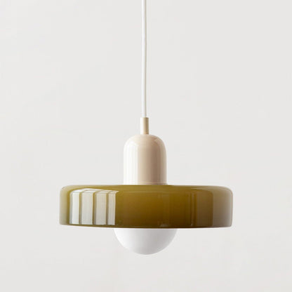 Bauhaus Coloured Glass Pendant Light Modern Design | Evarlo