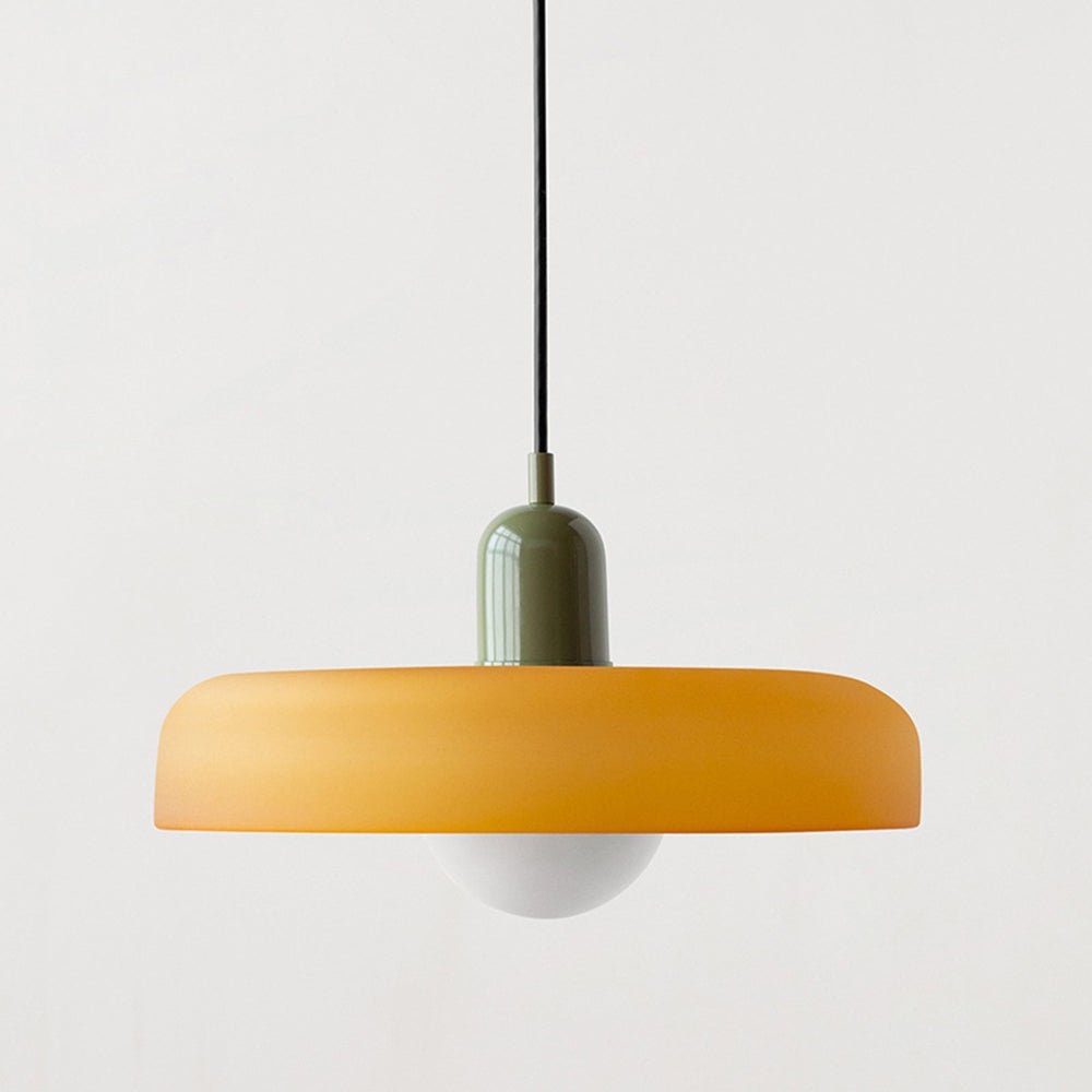 Bauhaus Coloured Glass Pendant Light Modern Design | Evarlo
