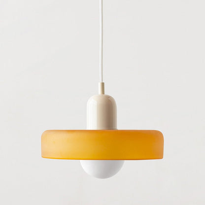 Bauhaus Coloured Glass Pendant Light Modern Design | Evarlo