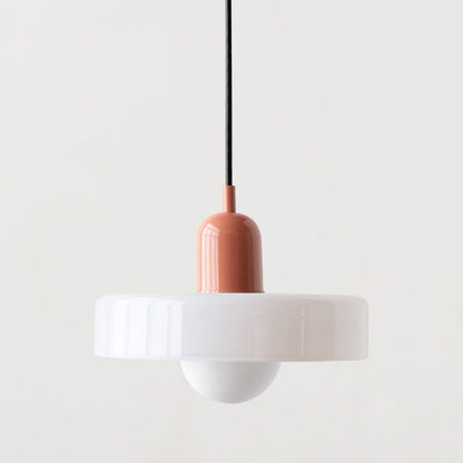 Bauhaus Coloured Glass Pendant Light Modern Design | Evarlo