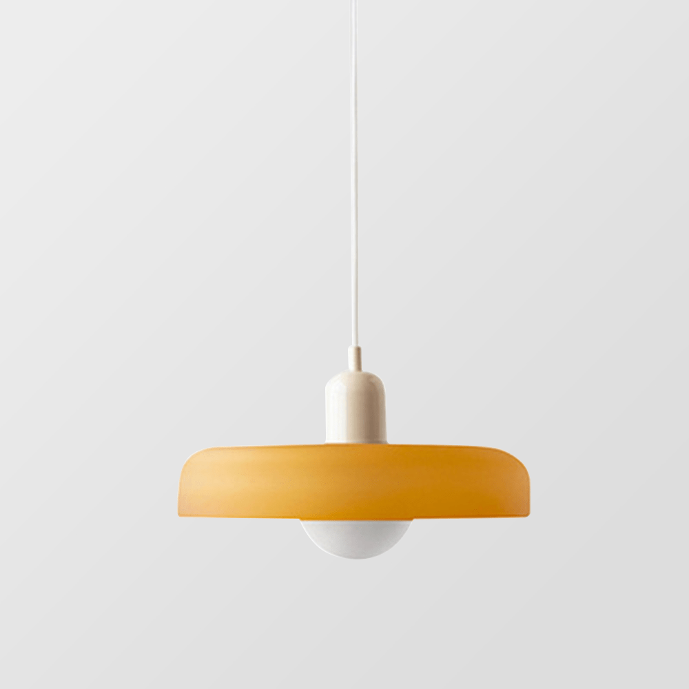 Bauhaus Coloured Glass Pendant Light Modern Design | Evarlo