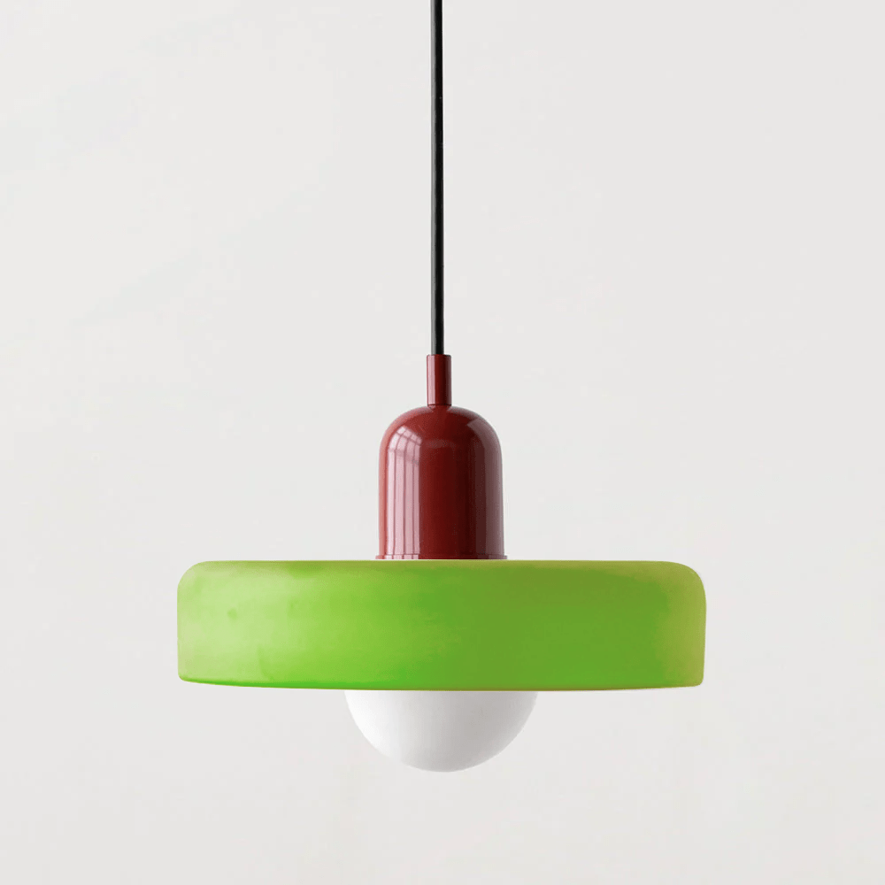 Bauhaus Coloured Glass Pendant Light Modern Design | Evarlo