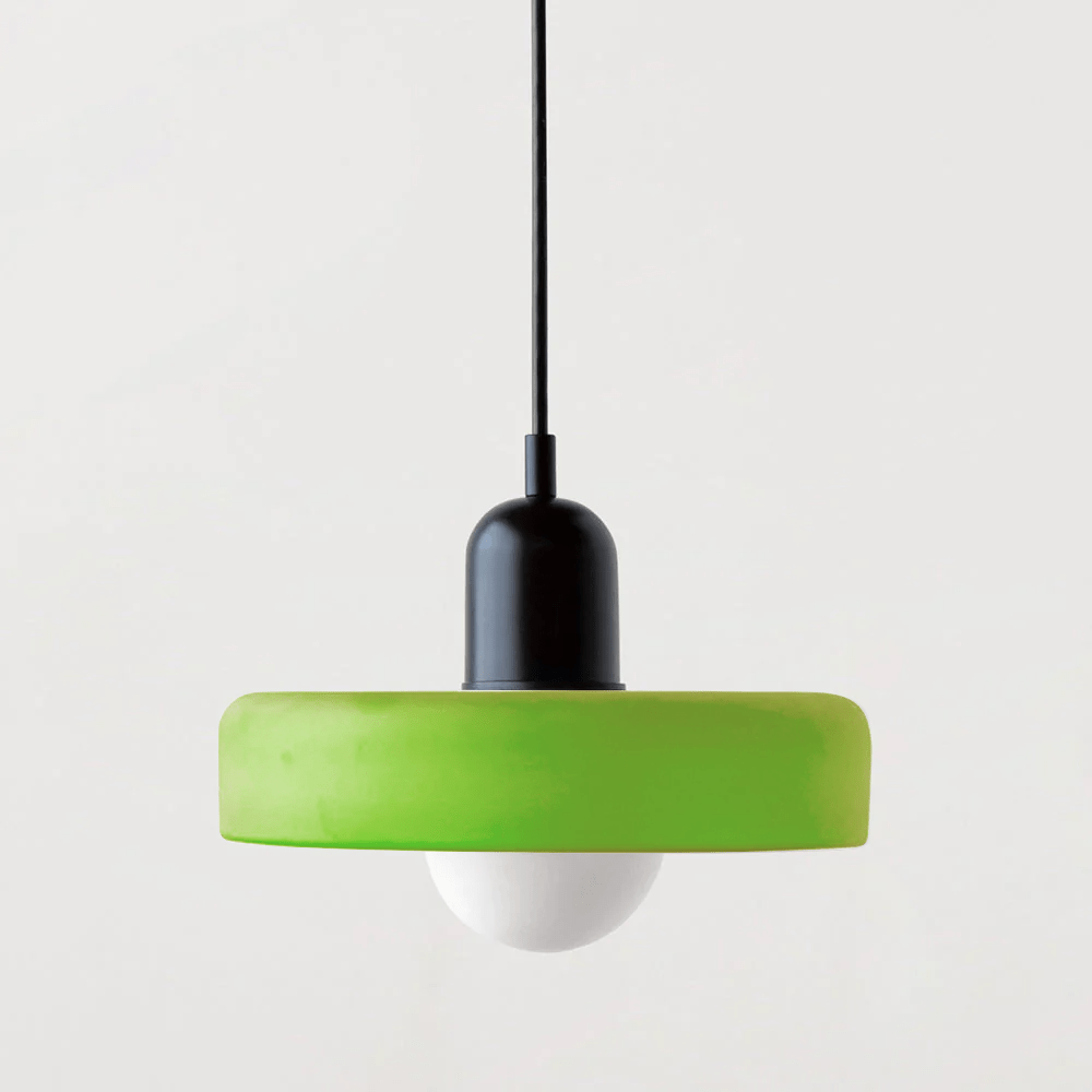 Bauhaus Coloured Glass Pendant Light Modern Design | Evarlo
