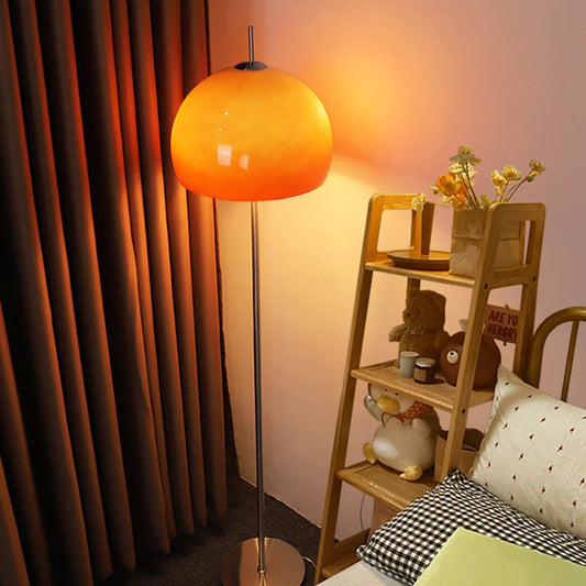 Bauhaus Glass Shade Floor Lamp for Living Spaces | Benrix