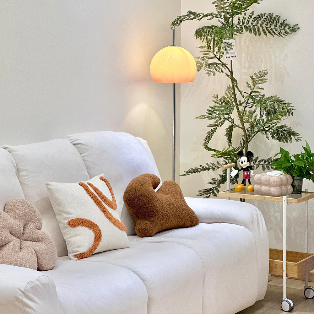 Bauhaus Glass Shade Floor Lamp for Living Spaces | Benrix