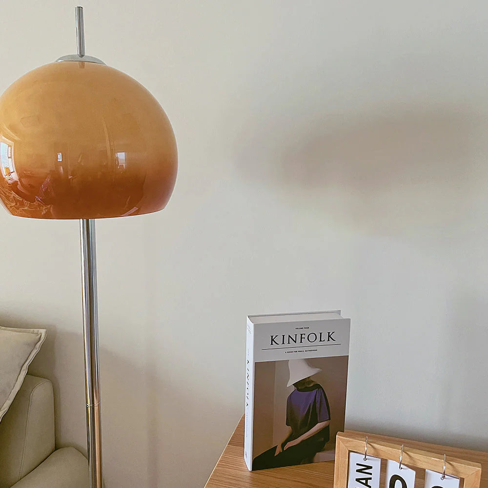 Bauhaus Glass Shade Floor Lamp for Living Spaces | Benrix