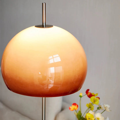 Bauhaus Glass Shade Floor Lamp for Living Spaces | Benrix