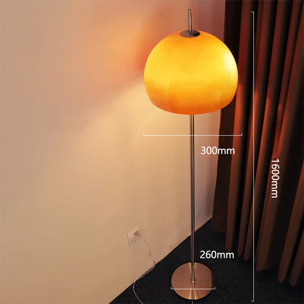 Bauhaus Glass Shade Floor Lamp for Living Spaces | Benrix